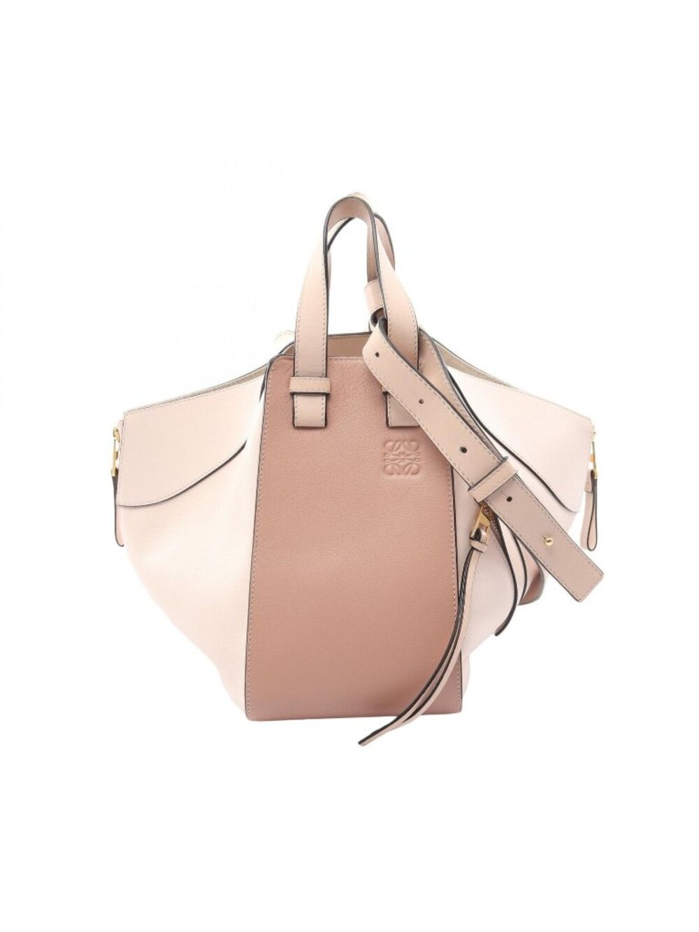 Loewe Handbag Hammock Small 2-Way Light Pink Leather